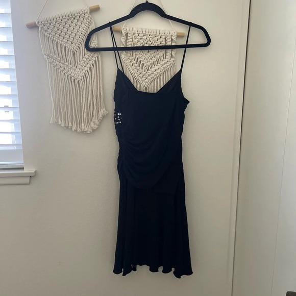 City Triangles Vintage Black Sequin Dress Y2K - Picture 3 of 6